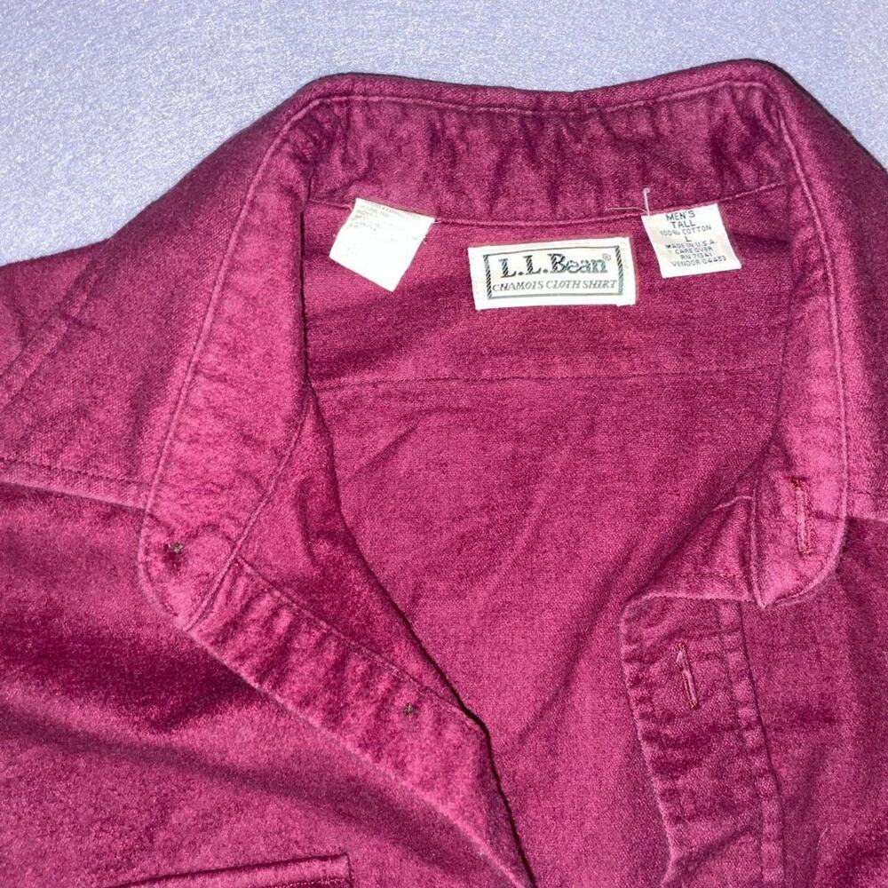 L.L. Bean Chamoise Cloth Shirt, 1998 LIKE NEW, Rare